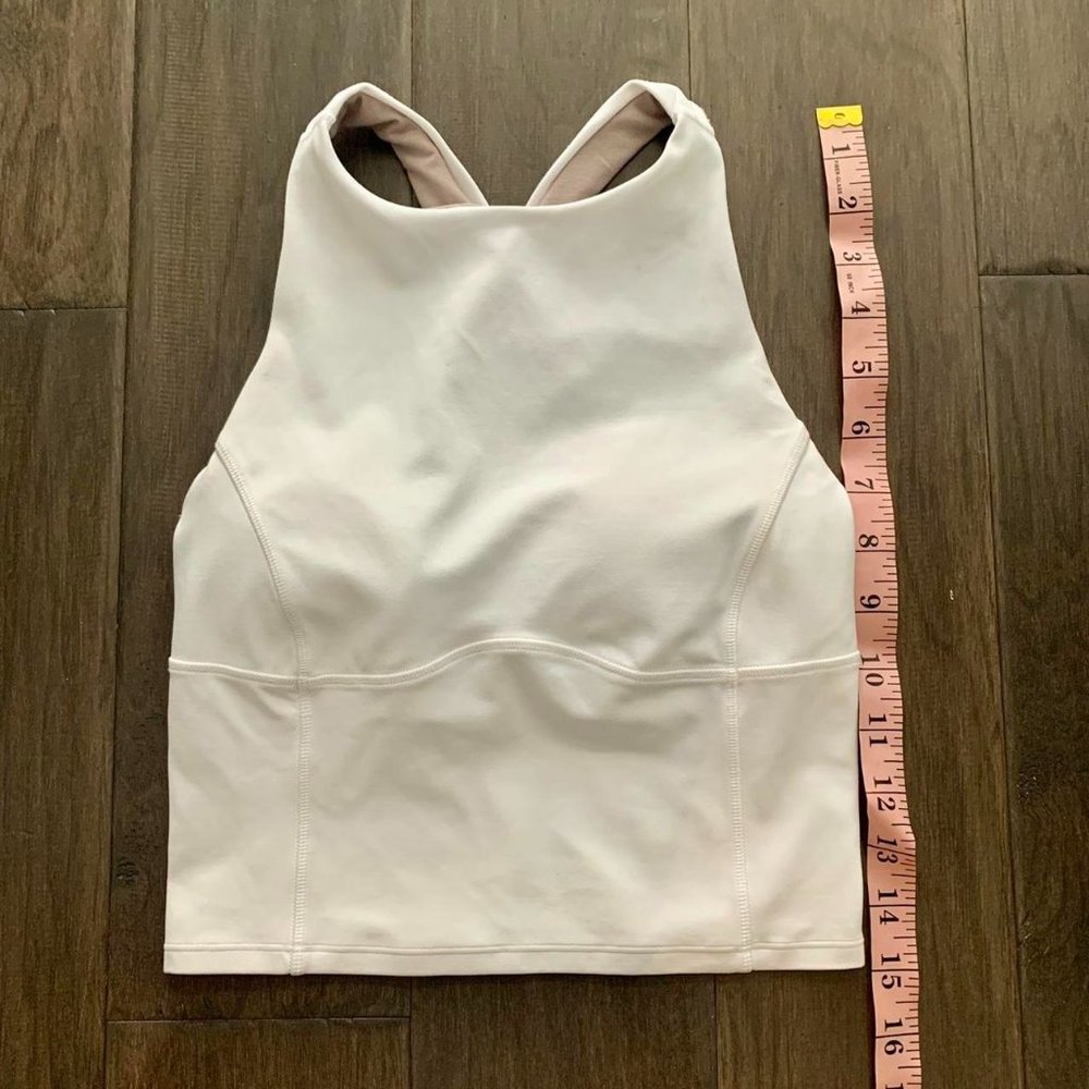 White Lululemon Key to Balance Tank